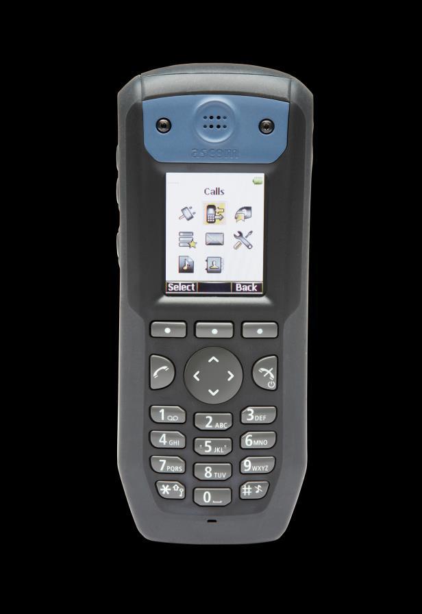 Telefon Ascom d81 DECT, Protector Funkcje: Alarmy: Przycisk alarmu, możliwość wysyłania różnych typów alarmów Alarm zawleczki 1 2 Alarm upadku / Alarm bezruchu 2 Lokalizujący sygnał akustyczny (ALS)