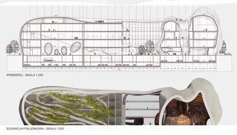 Examples of ground plans of the first and second storey of the Museum of Modern Art
