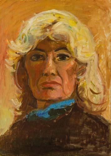 Muzea i kolekcje 9. Joanna Wierusz-Kowalska, Autoportret 9. Joanna Wierusz-Kowalska, Self-portrait żach, malowanych czystymi, jasnymi kolorami polskiego koloryzmu spod znaku kapistów.