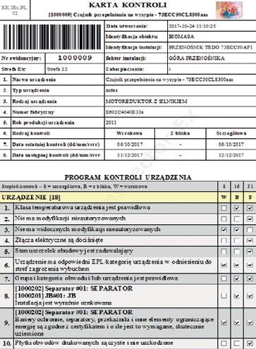 System generuje i przechowuje raporty w wersji