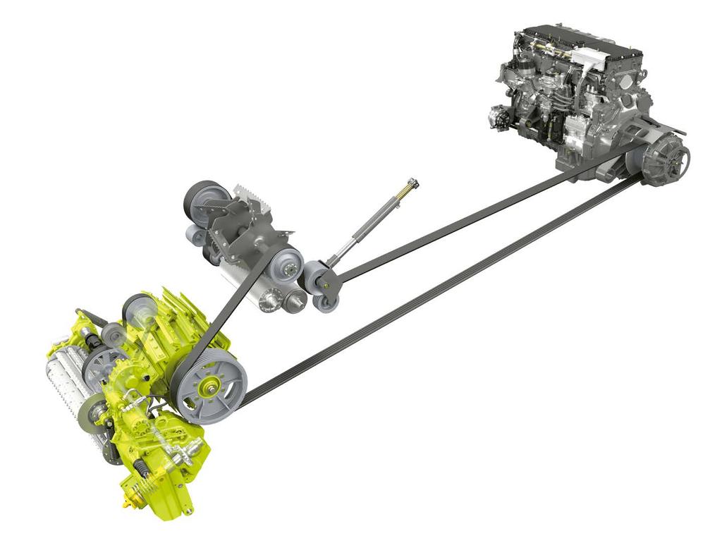 przez Powerband 4 QUICK STOP aktywne hamowanie przy odłączeniu napędu głównego 5 Mechaniczny napęd przyrządu roboczego poprzez szybkozłącza Zalety wyznaczające kierunek: