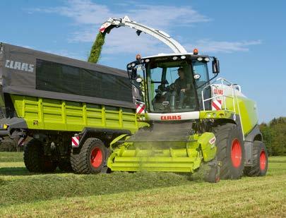ścieranie 3 Corncracker Optymalne naruszenie siekanego materiału Poszerzona oferta MULTI CROP CRACKER 4 Przyspieszacza Wycentrowane podawanie sieczki poprawiające jej transport Mechanicznie ustawiany