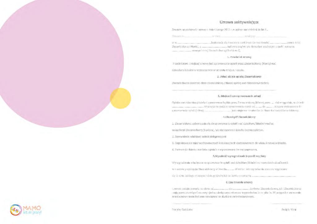 JAK ZATRUDNIĆ NIANIĘ Wzór umowy uaktywniającej Umowa uaktywniająca Z,D,15JU'J r..i pod~wie ~uwv.1 dnu, 4-11.lt.e&O 1011 r.,o OIL"iet:e rud llzieóni do b t 3.Z-rta W, _,,,,._,,., _,. _,_.., dniu....,,.,,,_, pa~zv _,,,.