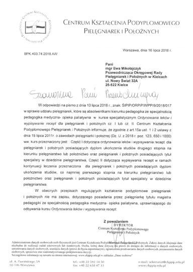 przedsiębiorcami (Dz. U. Nr 151, poz. 896). Zgodnie z przepisami ww. rozporządzenia dla osób, które zamierzają podjąć pracę na stanowisku np.