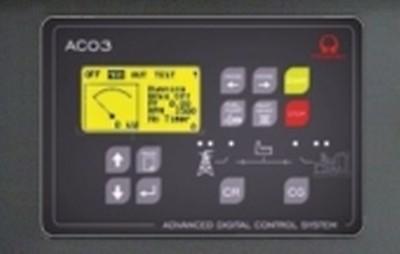 Przyciski: start/stop, reset błędu, góra/dół/strona/wybór Wyłącznik awaryjny. Możliwość zdalnego startu.