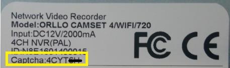 wpisać nazwę użytkownika logowania do kamery domyślnie to: