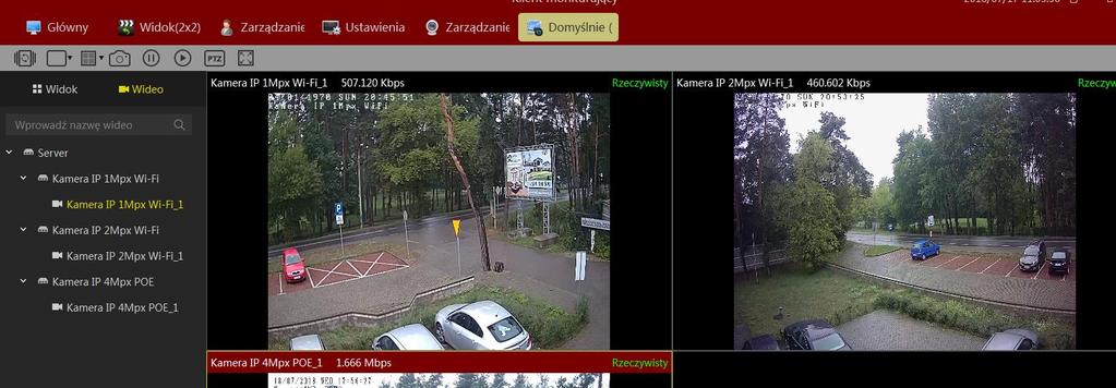 Aby uzyskać podgląd należy : kliknąć w dane urządzenie