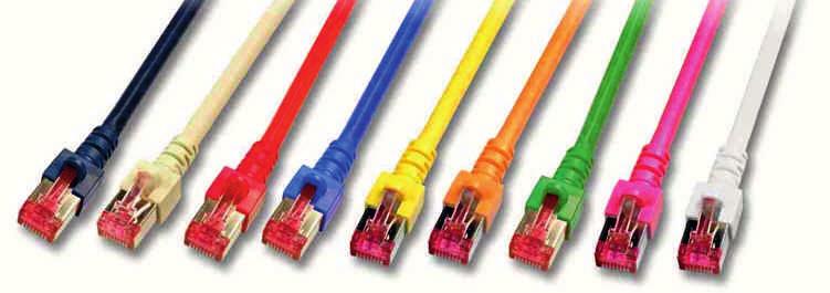 Kable krosowe (patchcord) UTP Kabel krosowy (patchcord) Kategoria 6 UTP kategorii 6 250 MHz (class E) według norm: ANSI/TIA/EIA 568-B.2-1 (cat.