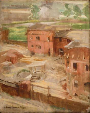8 ADAM BUNSCH (1896-1969) "Widok na forty", 1923 r.