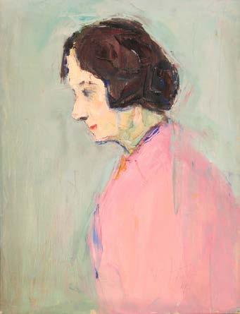 10 WŁODZIMIERZ TERLIKOWSKI (1873-1951) Portret kobiety w różowej sukni, 1944 r.