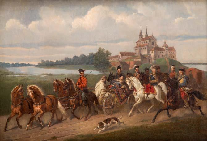 14 JANUARY SUCHODOLSKI (?) (1797-1875) Wyjazd Mikołaja Krzysztofa Radziwiłła (zw.