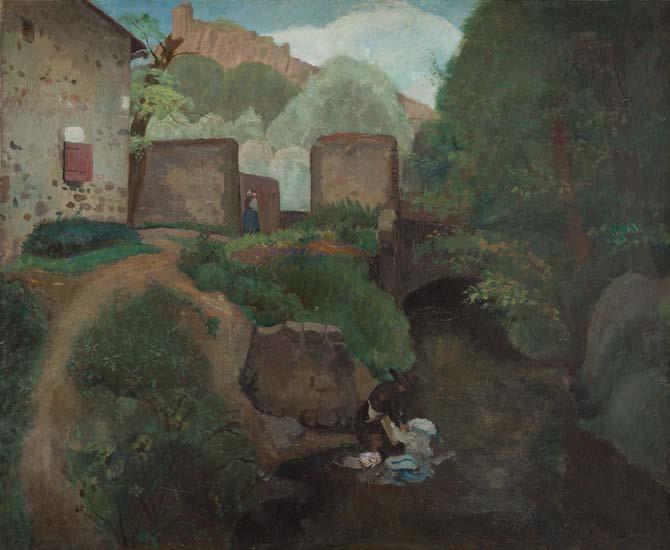18 JACQUES GOTKO (1899-1944) Pejzaż olej/płótno, 60 x