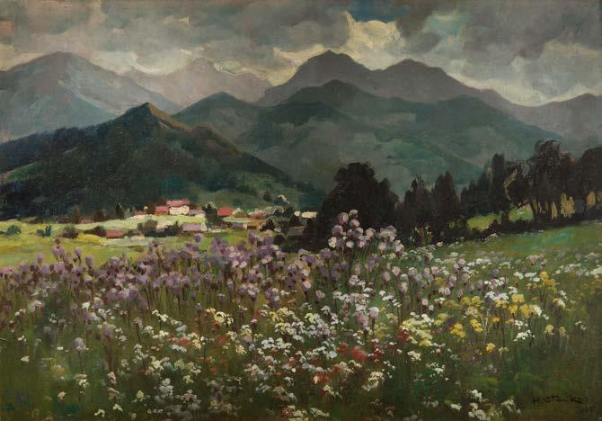 58 MICHAŁ STAŃKO (1901-1969) Wiosna w Tatrach, 1935 r.