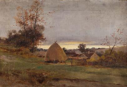olej/płótno, 43 x 60 cm sygnowany i datowany p.d.: 'J.
