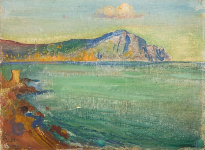 103 GUSTAW GWOZDECKI (1880-1935) Nervi, 1924 r.