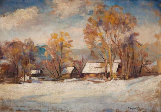 125 126 125 MAX HANEMAN (1882-1944) Pejzaż tatrzański - widok z Boczania, 1935 r.