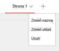 Podręcznik administratora programu Trend Micro Smart Protection Server 3.3 b. Wpisz nazwę nowej karty. 3. Aby zmienić nazwę karty: a. Umieść wskaźnik myszy na nazwie karty i kliknij strzałkę w dół. b. Kliknij opcję Zmień nazwę i wpisz nową nazwę karty.