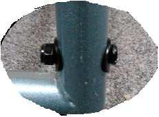 ,) The main framework for stabilizing the frame should be fixed by using four screws and washers (Figure 1.1, 12.