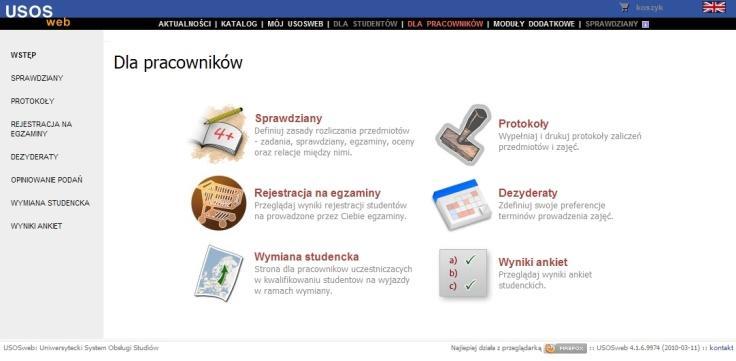 określonych funkcji i informacji: pracownicy prowadzący