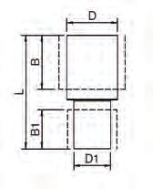 E2 L 90620 25-20 25 20 31,5 42 30 43,5 34,5 48 90620 32-20 32 20 31,5 52 30 54 34,5 48,5 90620 32-25 32 25 38,5