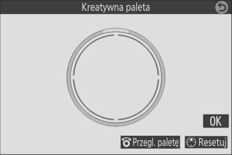 Resetuj podczas wyświetlania kursora kreatywnej palety).
