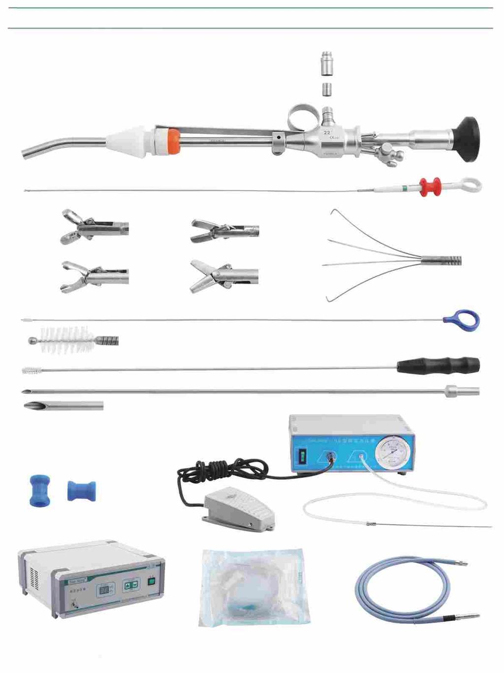 GQ-6 Hysteroscopy set F 0107 0 Hysteroscopy Ć6,6x220mm F 0108 0 Hysteroscopy Ć5,3x224mm 1 F 0101.1 22 Hysteroscopy Ć6,6x220mm F 0106 22 Hysteroscopy Ć5,3x220mm 1.
