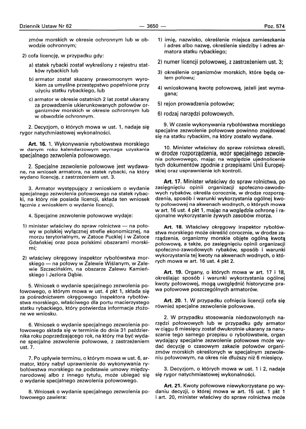 Dziennik Ustaw Nr 62-3650- Poz.