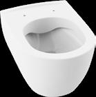 018700 Miska sedesowa wisząca City - zamknięty kołnierz - ukryte otwory montażowe - rozstaw montażowy 18cm - zestaw montażowy w