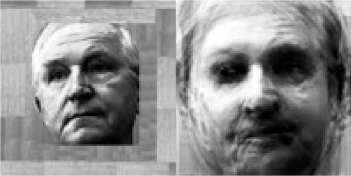 rozpoznawanie osoby znanej na podstawie zarejestrowanego obrazu twarzy (obrazu testowego) zawierającego twarz