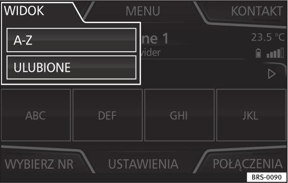 System sterowania telefonem (TELEFON)* Symbol: znaczenie Wybierane numery: Wyświetlanie numerów wybranych w telefonie komórkowym i w systemie sterowania telefonem systemu Infotainment.