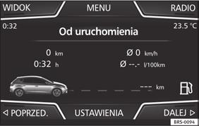 nieaktywny). POWRÓT-DALEJ (przechodzenie pomiędzy ekranami) USTAWIENIA zeszyt Instrukcja obsługi, rozdział Ustawienia systemowe (SAMOCHÓD) Rys. 30 Menu Odbiorniki.
