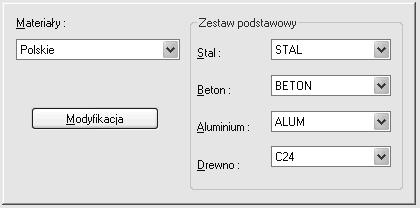 3.2.2. Materiały Podstawowym parametrem, który musi być przyporządkowany analizowanej konstrukcji jest materiał, z jakiego jest ona projektowana.