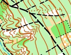2018 (niedziela) - BIEG ŚREDNIODYSTANSOWY mapa: Gołkowice Górne Orlik skala mapy 1:10 000 dla kategorii: KM16, KM18, M20, K21,