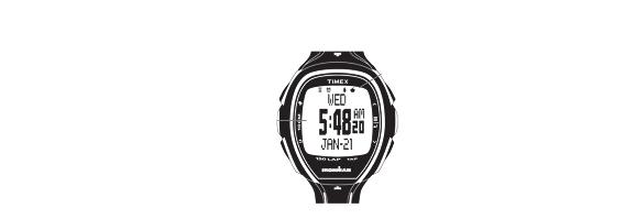 WPROWADZENIE DO FUNKCJI ZEGARKA TIMEX IRONMAN SLEEK 150 posiada standartowe przyciski funkcyjne, dotykową matrycę LCD i technologię dotykową Tap Screen.