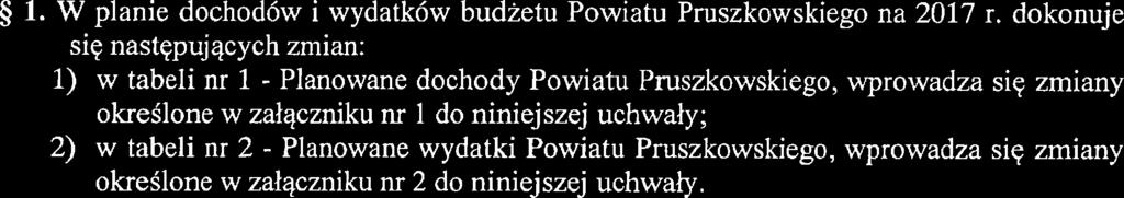 Pruszkowskiego, wprowadza się zmiany