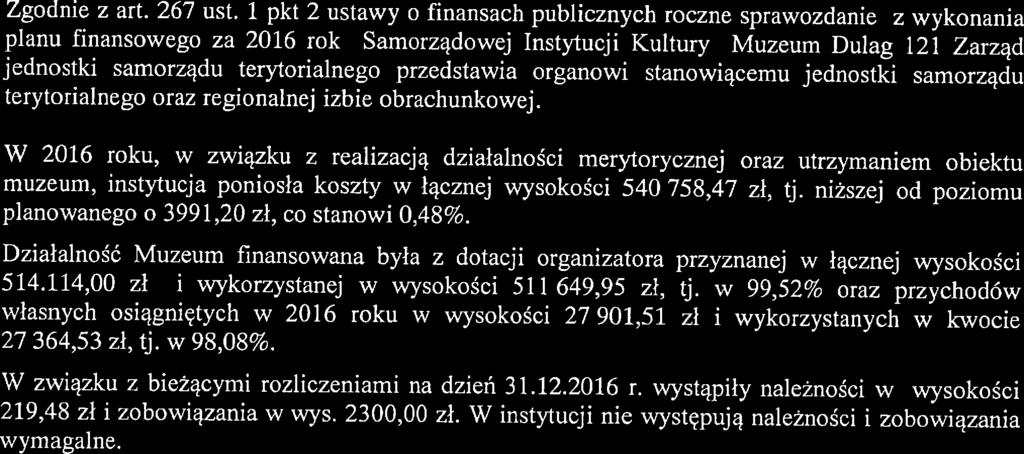 758,47 zł, tl. niższej od poziomu planowanego o 3991,20 zł, co stanowi 0,48%.