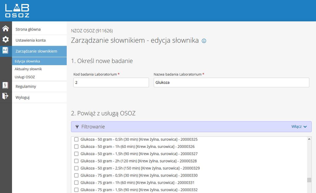 powiązać usługi