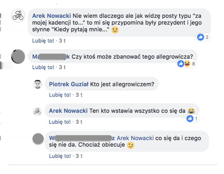 Posty byłego burmistrza są często nieprzemyślane, żeby nie powiedzieć głupie. Może pisane pod wpływem chwilowych emocji, może paniki? Kto wie.