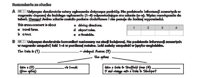 EGZAMIN ÓSMOKLASISTY SEKCJA SKILLS CHECKPOINT Oferuje dodatkowe ćwiczenia kształcące umiejętności opisane w