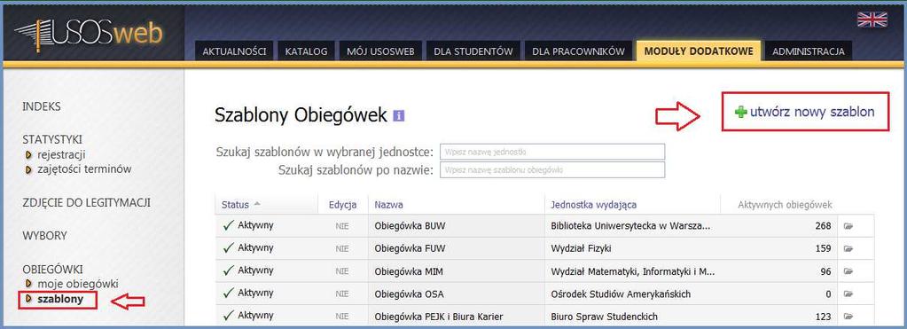 II. Tworzenie szablonu e-obiegówki Szablon e-obiegówki to inaczej mówiąc zestaw pytań, na które będą udzielane krótkie i zrozumiałe odpowiedzi.