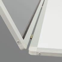 1031,94 298-0094 90x60 cm ECO 510,12 298-0095 90x120 cm ECO 735,28 Tablica korkowa w ramie drewnianej Memoboards Powierzchnia tablicy wykonana z