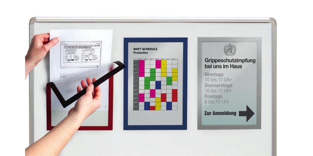 Tabliczka informacyjna przydrzwiowa zatrzaskowa 2x3 Przyczepiając na drzwiach Twojego biura wizytówkę w odpowiedniej oprawie pozwalasz, żeby