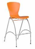 proszkowo stalowa rama krzesła Składowanie: max 4 szt. w stosie W linii dostępne również krzesła str.