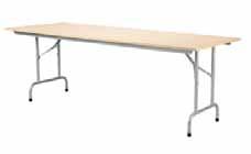podstawa stołu malowana proszkowo Możliwość składowania stołu po złożeniu Elementy metalowe: ALU,