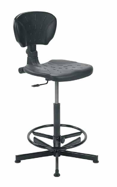 Krzesło specjalistyczne z mechanizmem CPT Antypoślizgowa powierzchnia siedziska i oparcia z miękkiego tworzywa (PU) Możliwość blokady kąta odchylenia oparcia w wybranej pozycji Regulowana wysokość