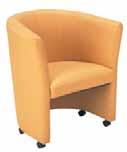 REMOEX Komfortowy fotel w całości tapicerowany Tapicerowane siedzisko i
