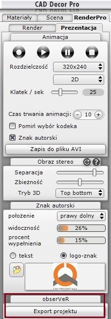 1. Wstęp Program observer współpracuje tylko z jednym typem okularów - HTC VIVE.