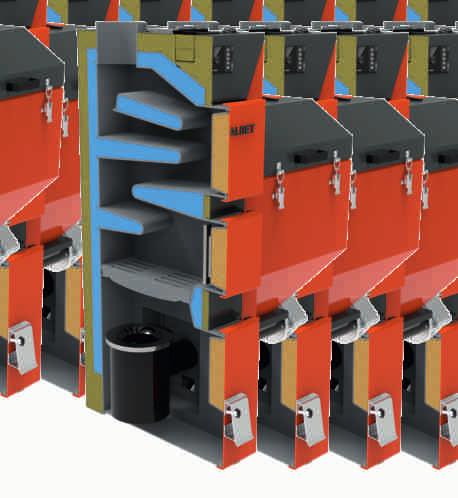 HYDRA BASIC MINI RUSZT ŻELIWNY 84,2% 5lat gwarancji podajnik ślimakowy ruszt żeliwny Zakres mocy 10 kw wysoka sprawność cieplna Bio Opcje: zasobnik opału usytuowany z prawej lub lewej strony kotła,