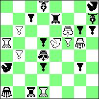 Walorem zadania jest uproszczona, estetyczna konstrukcja. 1...g:f2 2.W:e5, h:g2# 1...g:h2 2.Sh1, h:g2# 1...h:g2+ 2.Kg1, g:f2/:h2# 1.Kg1! tempo 1...g:f2+ 2.Kf1, h:g2# 1...g:h2+ 2.Kh1, h:g2# 1...h:g2 2.