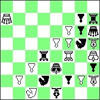 G:f7# 1...f6! 1.Gg8! ~ 2.G:f7+, G:f7# 1...Sg/de5 2.